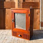 Medicijn kast wand kastje hang origineel brocante, Antiek en Kunst, Curiosa en Brocante, Ophalen of Verzenden