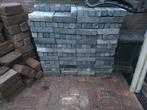 Chinese blauwsteen waaltjes, Gebruikt, Klinkers, Ophalen of Verzenden, Natuursteen