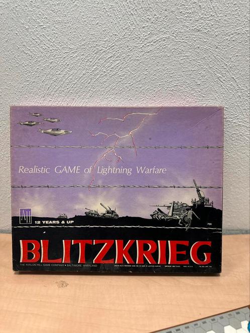 Blitzkrieg Boardgame, Hobby en Vrije tijd, Gezelschapsspellen | Bordspellen, Ophalen of Verzenden
