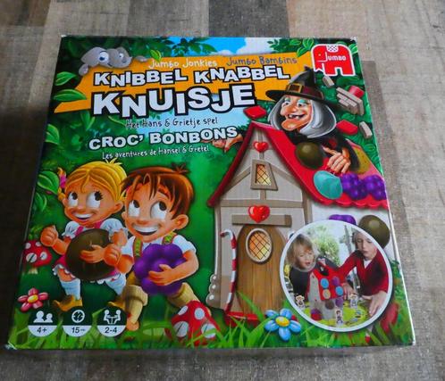 Jumbo Knibbel Knabbel Knuisje groene doos vanaf 4 jaar., Hobby en Vrije tijd, Gezelschapsspellen | Bordspellen, Zo goed als nieuw