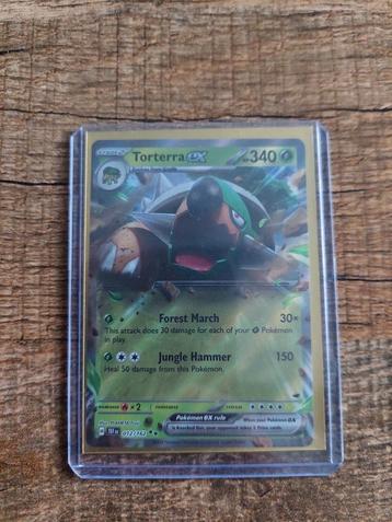 Mooie & Unieke Pokémon kaart ! Torterra ex (012/162) Bieden beschikbaar voor biedingen