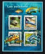 c.afrika 2017 pf blok vissen fishes 1, Ophalen of Verzenden, Postfris, Dier of Natuur