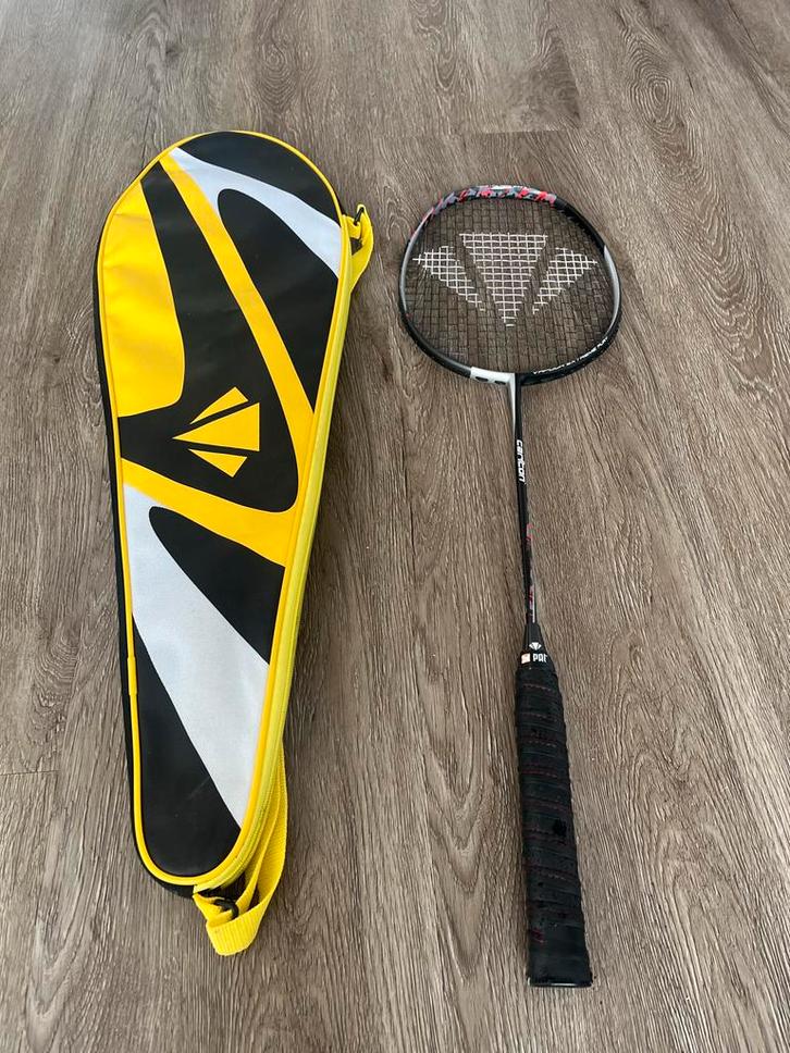 Badmintonracket carlton- Vapor Extreme Fury, Sport en Fitness, Badminton, Gebruikt, Racket(s), Ophalen of Verzenden
