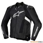 Alpinestars Missile V3 Leren Motorjas, Zwart-Wit, Motoren, Kleding | Motorkleding, Ophalen of Verzenden, Nieuw met kaartje