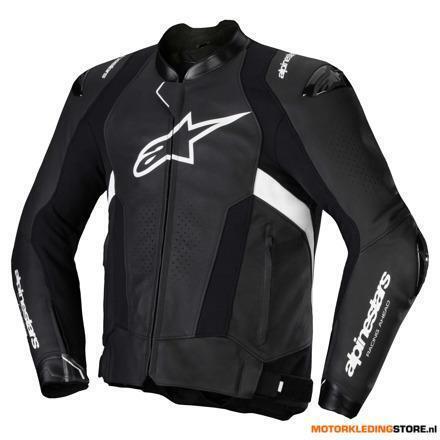 Alpinestars Missile V3 Leren Motorjas, Zwart-Wit, Motoren, Kleding | Motorkleding, Nieuw met kaartje, Ophalen of Verzenden