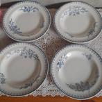 4 Gave soepbordjes kinderservies Petrus Regout Meibloem, Ophalen of Verzenden