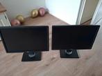 2x Dell Monitor 22inch, Ophalen of Verzenden, Zo goed als nieuw, 60 Hz of minder, IPS