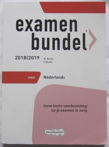 Examenbundel Nederlands VWO 2018/2019 beschikbaar voor biedingen
