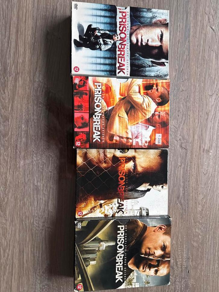 Prison Break Seizoen 1-4 DVD Boxset, Cd's en Dvd's, Dvd's | Tv en Series, Gebruikt, Actie en Avontuur, Boxset, Vanaf 12 jaar, Ophalen of Verzenden