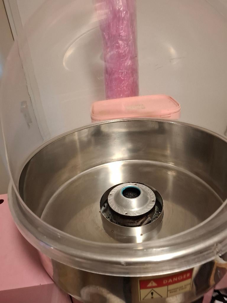 Popcornmachine en suikerspinapparaat, Hobby en Vrije tijd, Feestartikelen | Verhuur, Ophalen, Gebruikt, Overige