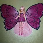 Mattel Barbie Fairytale Vlinder prinses Mariposa uit film, Ophalen of Verzenden, Zo goed als nieuw, Barbie