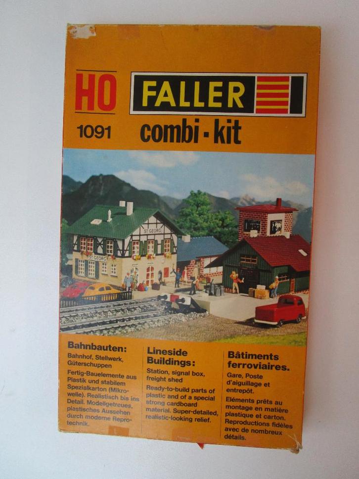 Faller Combi-kit 1091, Hobby en Vrije tijd, Modeltreinen | H0, Gebruikt, Brug, Tunnel of Gebouw, Gelijkstroom of Wisselstroom