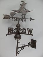 Windwijzer Heks op Bezemsteel - Groen of in Bruin, Ophalen of Verzenden, Helene Livingstyle, Helenelivingstyle@gmail.com, 7531TJ