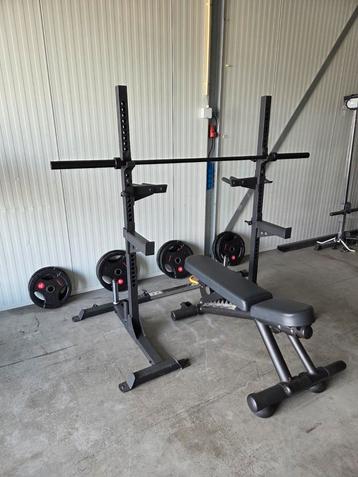 Olympische fitness set squatrek matrix bench lifefitness  beschikbaar voor biedingen