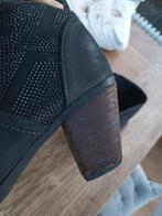 Tamaris zwarte laarsjes maat 39 met strass ster, Tamaris, Zwart, Lage of Enkellaarzen, Ophalen of Verzenden