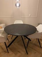 Ronde tafel, Ophalen, 100 tot 150 cm, Zo goed als nieuw, Vier personen