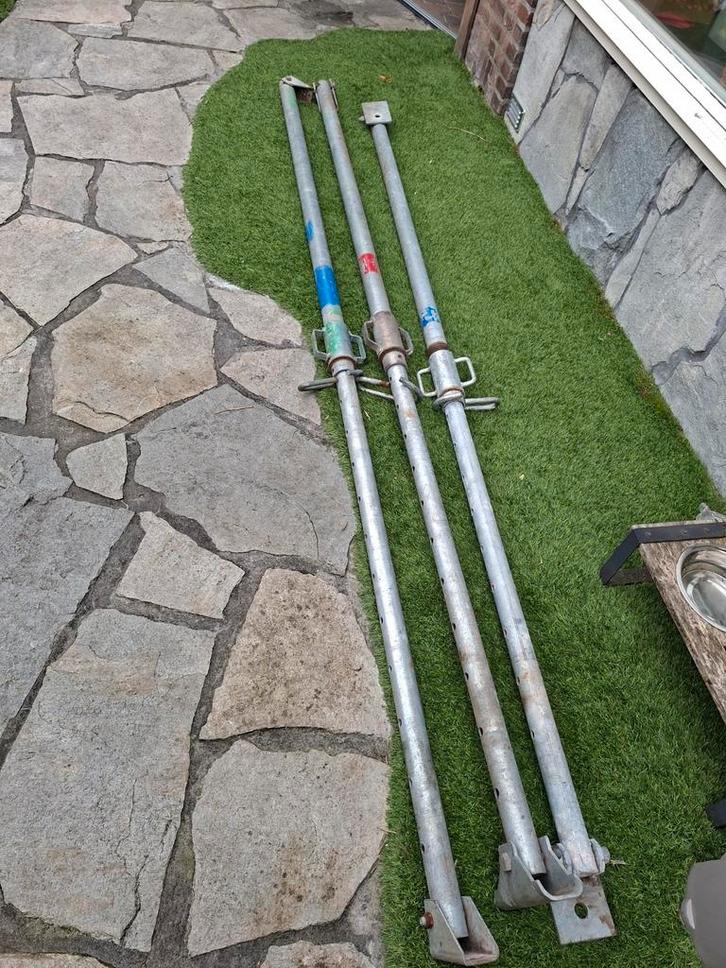Duwschoor / Trekschoor - 3 stuks, Doe-het-zelf en Verbouw, Steigers, Gebruikt, Overige typen, Minder dan 2 meter, Ophalen of Verzenden