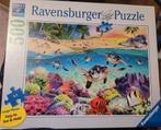 Ravensburger puzzel 500 stukjes-zeeschildpad, Hobby en Vrije tijd, Denksport en Puzzels, Ophalen of Verzenden, 500 t/m 1500 stukjes