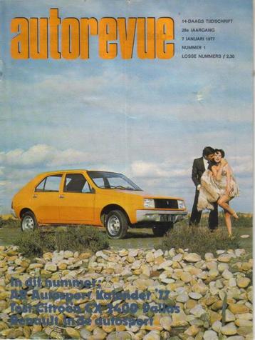 Autorevue 1 1977 : Citroen CX 2400 Pallas - BMW Luigi E9 beschikbaar voor biedingen