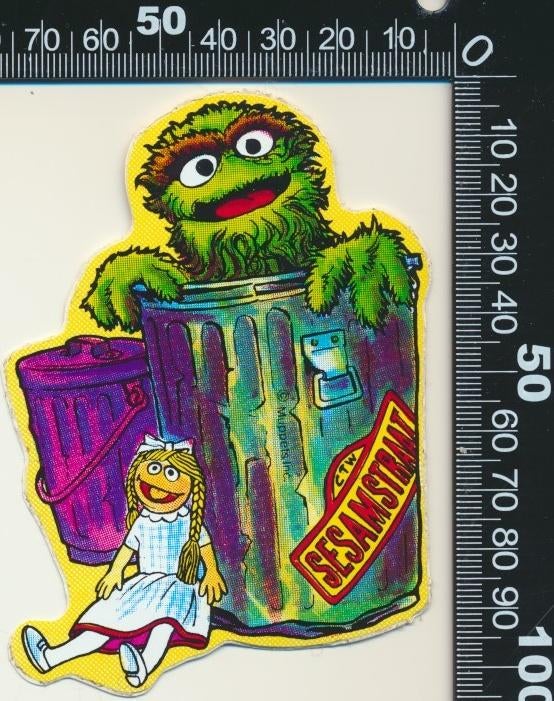 Sticker: Sesamstraat (3), Verzamelen, Stickers, Zo goed als nieuw, Film, Tv of Omroep, Ophalen of Verzenden