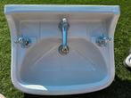 Vintage wasbak incl aansluitingen, Doe-het-zelf en Verbouw, Sanitair, Ophalen, Gebruikt, Wastafel