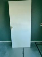 Opdekdeur 0.93 br 2.10 hoog, Doe-het-zelf en Verbouw, Deuren en Horren, Ophalen, Gebruikt, Binnendeur, 200 tot 215 cm