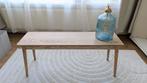 Leen Bakker Halbankje Fenna - naturel - 110x32x45 cm, Huis en Inrichting, 100 tot 150 cm, Ophalen of Verzenden, Zo goed als nieuw
