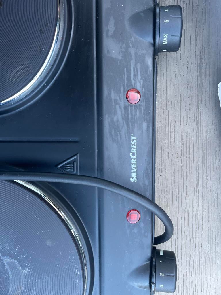 SilverCrest Dubbele Kookplaat - Perfect voor kleine ruimtes!, Witgoed en Apparatuur, Kookplaten, Ophalen, Gebruikt, 3 kookzones of minder