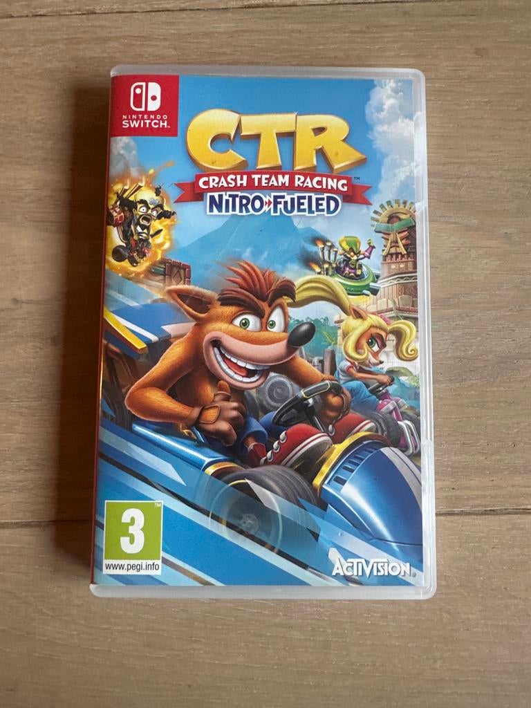 CTR Crash Team Racing Nitro Fueled - Nintendo Switch, Spelcomputers en Games, Games | Nintendo Switch, Zo goed als nieuw, Racen en Vliegen