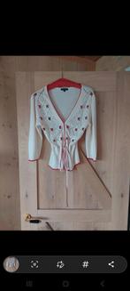 King Louie vestje feminine geborduurd ajour roses  romantic, Maat 38/40 (M), Overige kleuren, Verzenden, Zo goed als nieuw