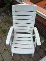 Witte kunststof tuinstoelen, Tuin en Terras, Tuinstoelen, Ophalen of Verzenden, Gebruikt, Kunststof, Stapelbaar