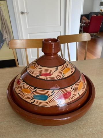 Authentieke Tajine incl. vlamverdeler beschikbaar voor biedingen