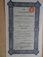 Obligatie Gemeente Ooststellingwerf. Oosterwolde 1930, Ophalen of Verzenden, 1920 tot 1950, Aandeel