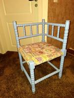 Bobbin Hoekstoeltje - Provence Blauw, Blauw, Ophalen of Verzenden, Zo goed als nieuw, Eén