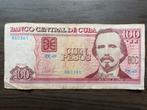 100 Pesos Cuba 2017 Bankbiljet p-129i, Postzegels en Munten, Bankbiljetten | Amerika, Ophalen of Verzenden, Noord-Amerika, Los biljet