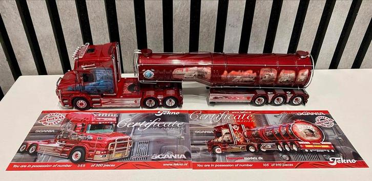 Tekno Scania History Trailer 1:50, Hobby en Vrije tijd, Modelauto's | 1:50, Nieuw, Auto, Overige merken, Ophalen of Verzenden