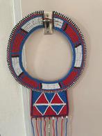 Prachtige Afrikaanse kralenketting ketting Masai Maasai, Ophalen of Verzenden