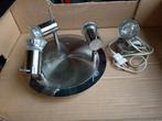 3 spot plafond lampen 1 losse spot., Huis en Inrichting, Lampen | Spots, Ophalen of Verzenden, Gebruikt, Metaal of Aluminium