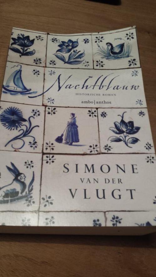 Simone van der Vlugt - Nachtblauw, Boeken, Historische romans, Zo goed als nieuw, Ophalen of Verzenden