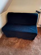 Slaap/zitbank, Huis en Inrichting, Slaapkamer | Slaapbanken, Ophalen, Blauw, Tweepersoons, 140 cm