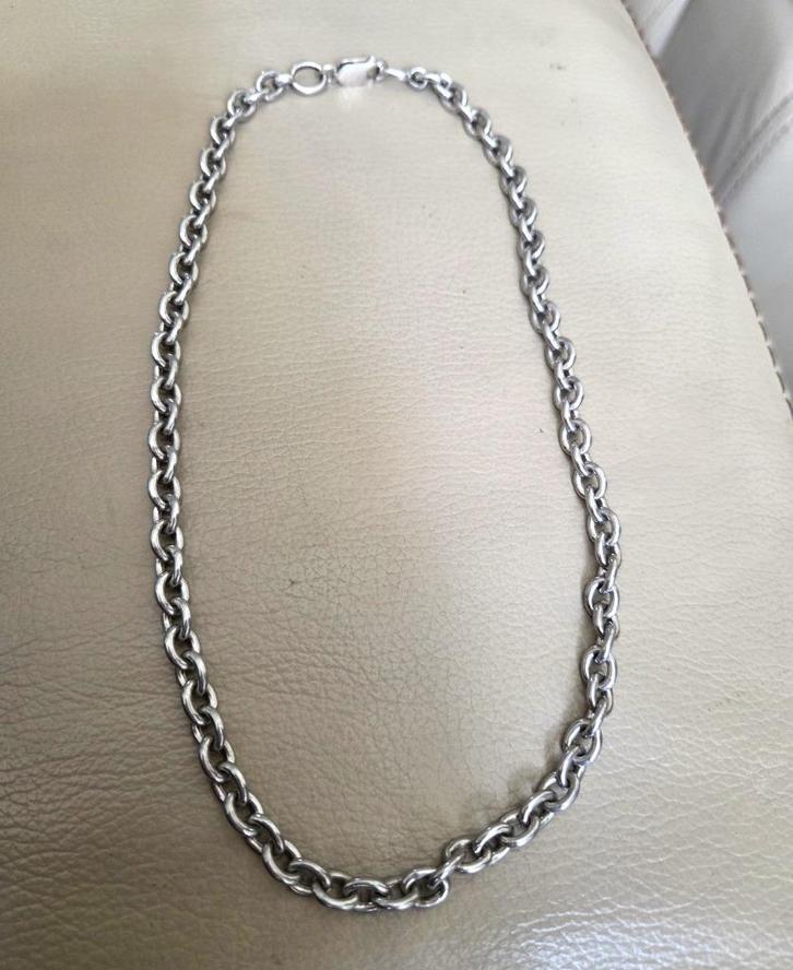 Mooie ketting van DYRBERG KERN, Sieraden, Tassen en Uiterlijk, Kettingen, Zo goed als nieuw, Zilver, Ophalen