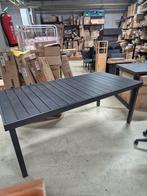 Tuintafel 180x90 - Ijzer met Houtlook, Ophalen of Verzenden