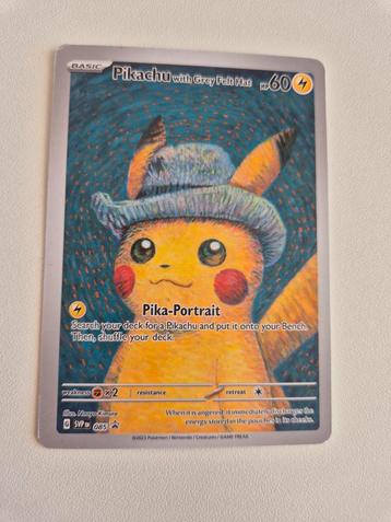 Pikachu Van Gogh Kaart - Fantasie Card beschikbaar voor biedingen
