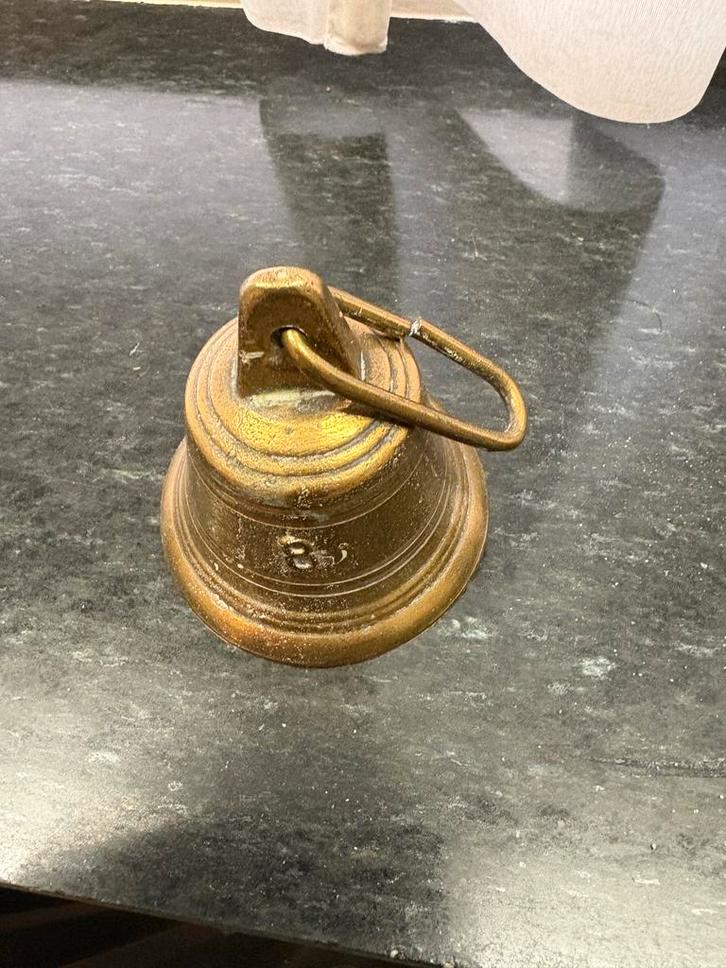 Antieke koperen bel, Antiek en Kunst, Antiek | Koper en Brons, Koper, Ophalen of Verzenden