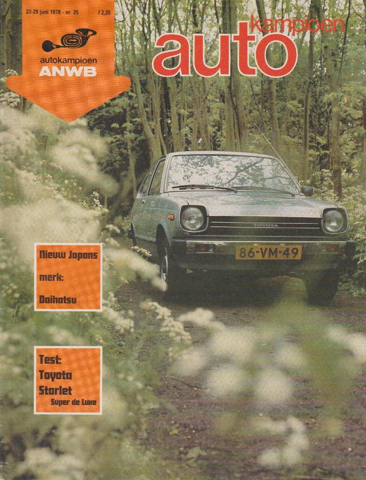 Toyota Starlet ( P60 ) testen in Autovisie e.a., Boeken, Auto's | Folders en Tijdschriften, Gelezen, Toyota, Ophalen of Verzenden