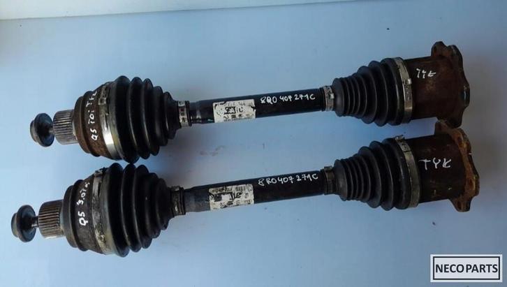 VW AMORAK AANDRIJFAS L-R, Auto-onderdelen, Carrosserie en Plaatwerk, Bumper, Volkswagen, Achter, Gebruikt, Ophalen of Verzenden