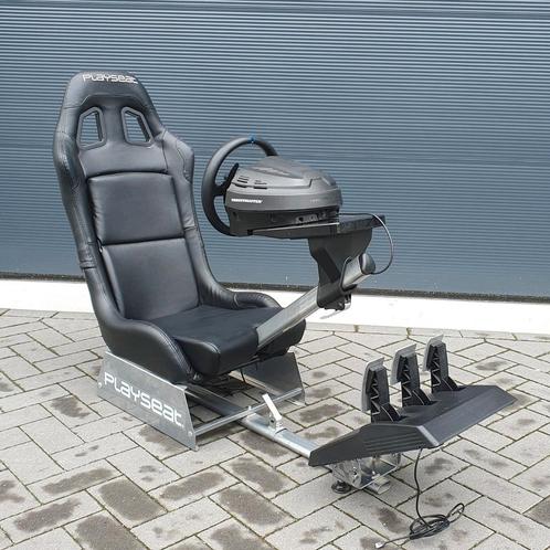 Playseat Revolution + Thrustmaster T300 RS GT, Spelcomputers en Games, Games | Sony PlayStation 5, Refurbished, Ophalen