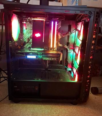 PC case/ kast met RGB en PCU beschikbaar voor biedingen