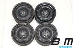 Set 14 inch stalen velgen VW Polo 9N / 9N3 6Q0601027P, Auto-onderdelen, Banden en Velgen, Gebruikt