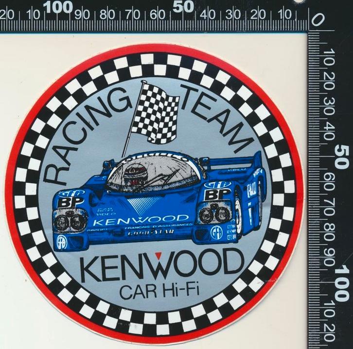 Sticker: Kenwood - Car Hi-Fi - Racing Team (2), Verzamelen, Stickers, Zo goed als nieuw, Auto of Motor, Ophalen of Verzenden